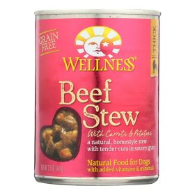 Wellness Pet Products Dog Food - Beef With Carrot And Potatoes - Case Of 12 - 12.5 Oz. Wellness Pet Products Dog Food - Beef With Carrot And Potatoes - Case Of 12 - 12.5 Oz.