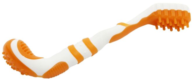 Pet Life 'Denta-Brush' TPR Durable Tooth Brush and Dog Toy Pet Life 'Denta-Brush' TPR Durable Tooth Brush and Dog Toy