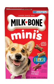 Milk-Bone Flavor Snacks Mini Dog Biscuits, Flavored Crunchy Dog Treats, 15 oz. Milk-Bone Flavor Snacks Mini Dog Biscuits, Flavored Crunchy Dog Treats, 15 oz.